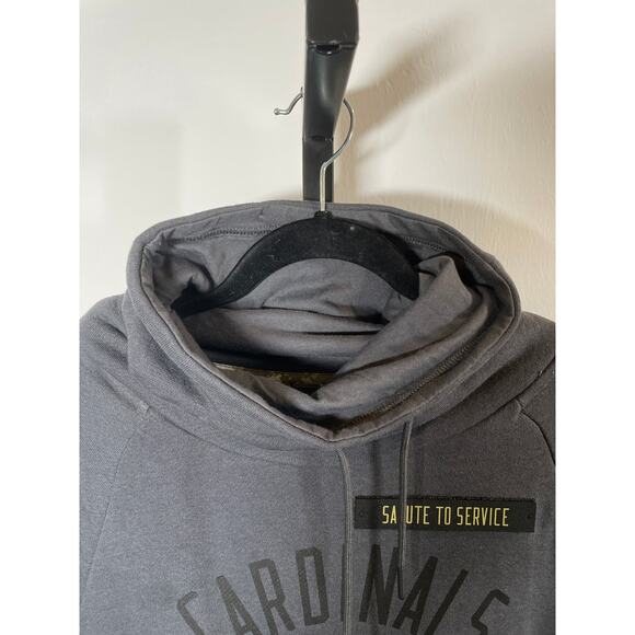 NIKE Salute to Service Arizona Cardinals Sweater Medium Gray High Neck NEW - Picture 3 of 10